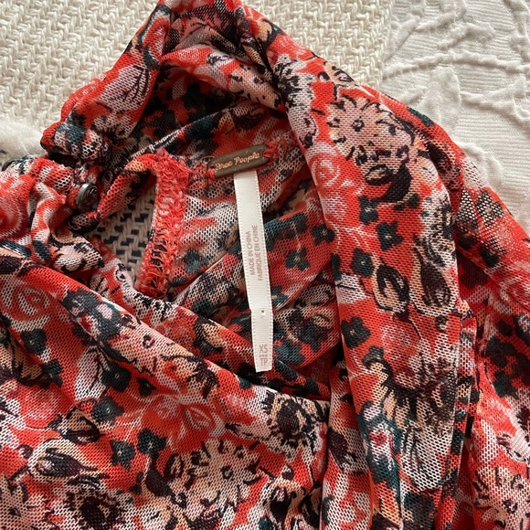 Free People Floral Blouse - Picture 3 of 3